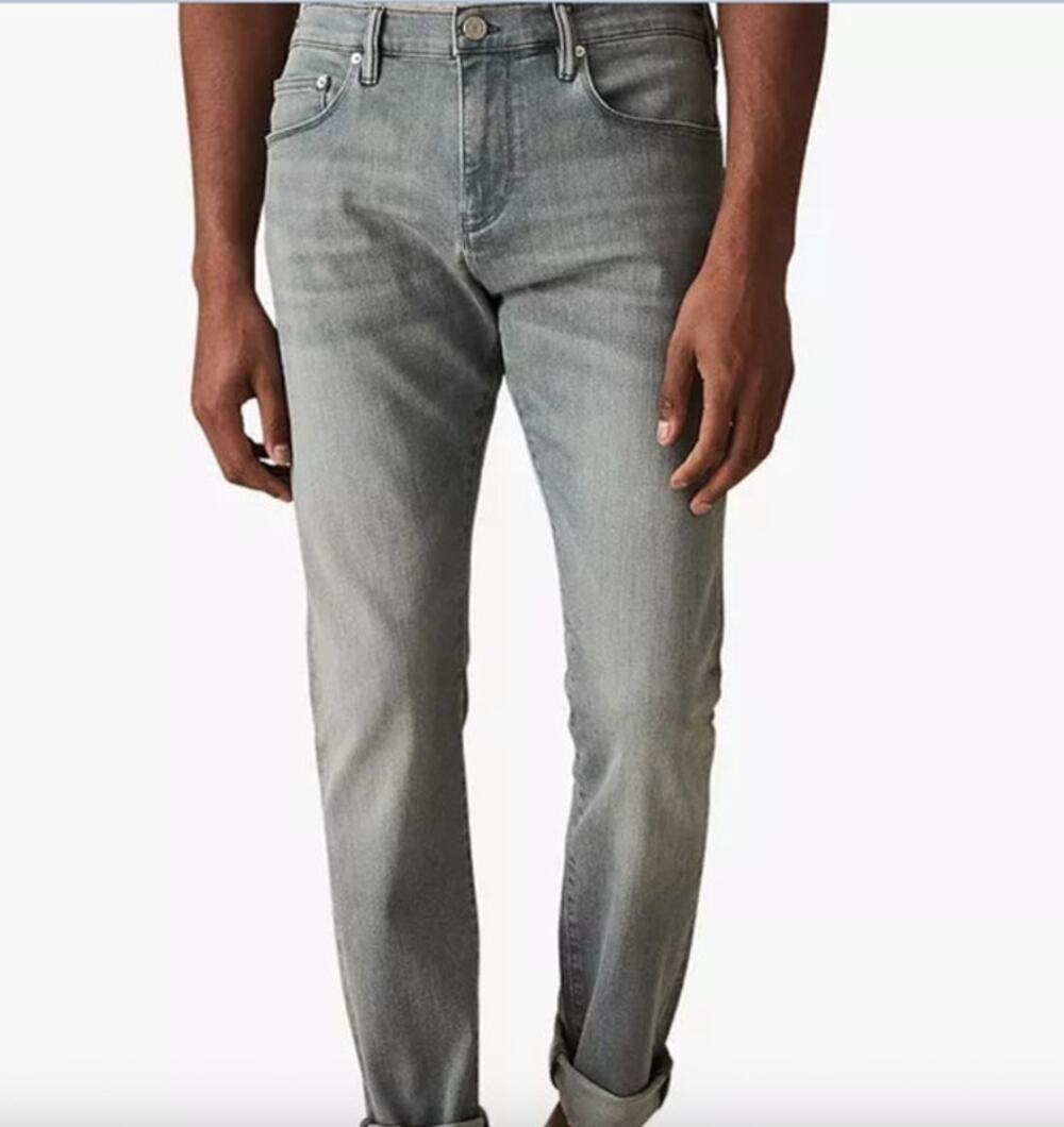 REISS Mason Jeans Size 30 Waist NEW $245 Mid Blue Jersey Stretch Tapered Slim
